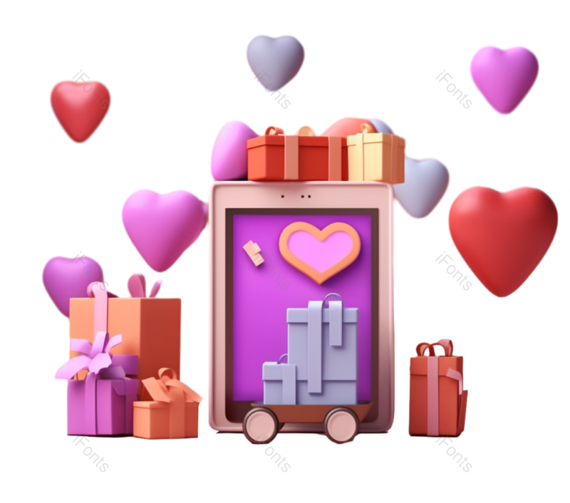 装饰图片,形状元素,卡通PNG,网上购物免抠素材